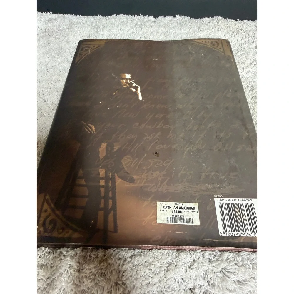 Cash An American‎ Man Johnny Cash Biography Bill Miller 1st Edition Hardcover 04
